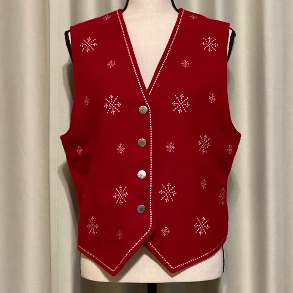 Holiday Snowflake Vest - Picture 1 of 5